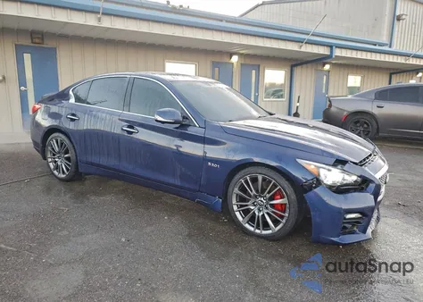 2017 Infiniti Q50 Red Sport 400 z USA, uszkodzony, nr VIN JN1FV7AP5HM851282